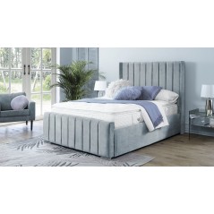 Araz Naples Silver 3ft Ottoman Bed